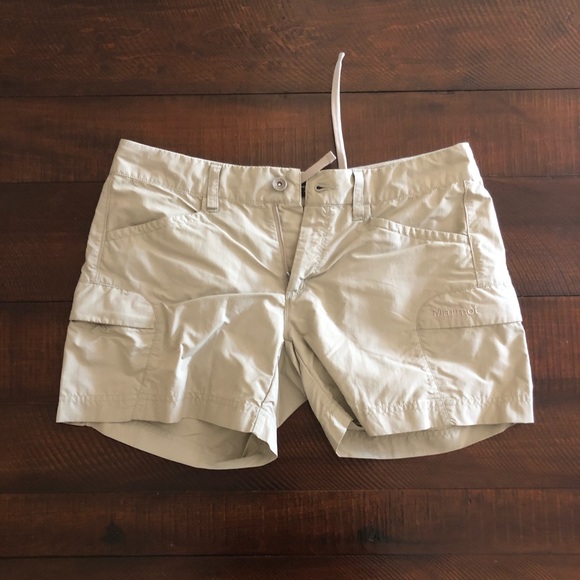 Marmot Tan Khaki Ani Cargo Shorts 8